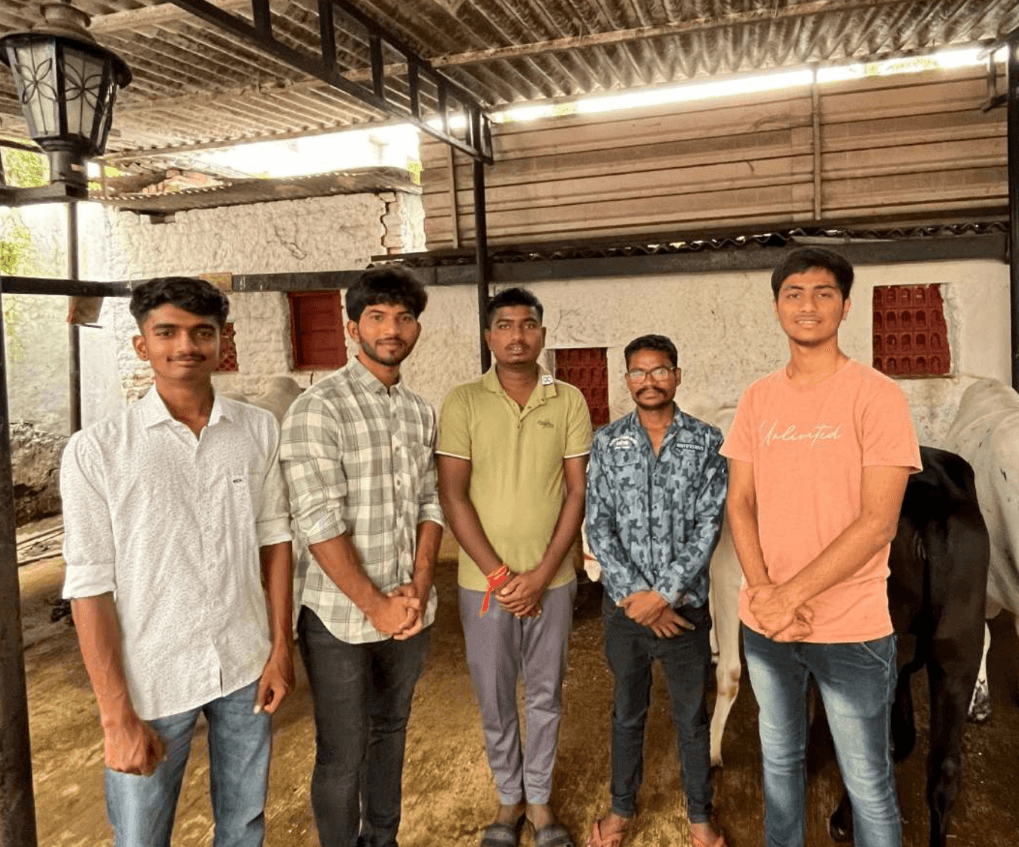 During our seva at the goshala, we engaged in tasks like cleaning, feeding cows, providing fresh water, and maintaining their shelters. Some of us worked in the fields, preparing fodder and supplies. We also made a heartfelt donation to support the cows care. The experience fostered a deep connection with nature and was both humbling and fulfilling.