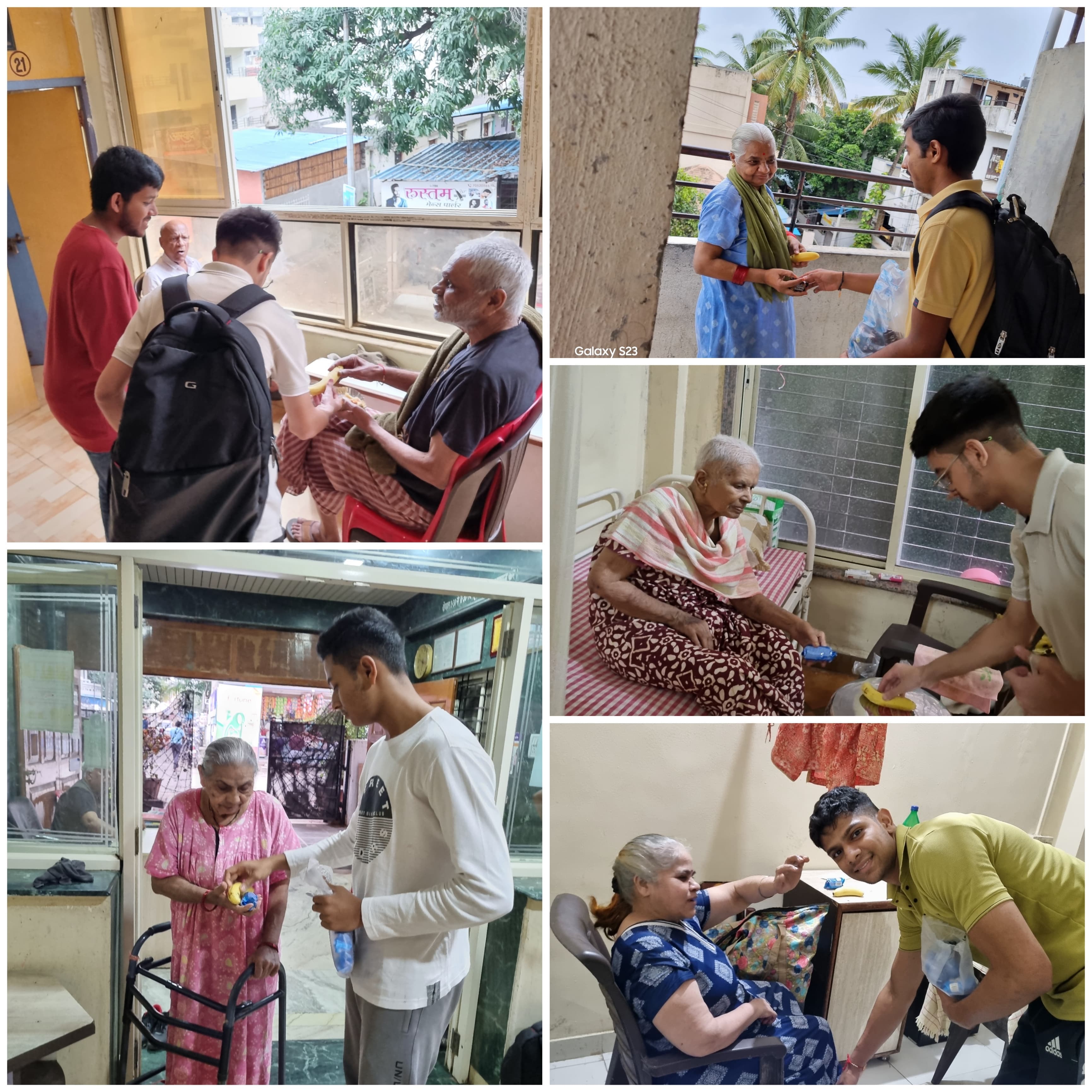 Our group, Hands of Harmony, organized a seva activity at a nearby Vridh Ashram under the UHV initiative. We engaged the elderly in conversations, activities, and distributed essentials, deepening our compassion and respect while bridging generational gaps.